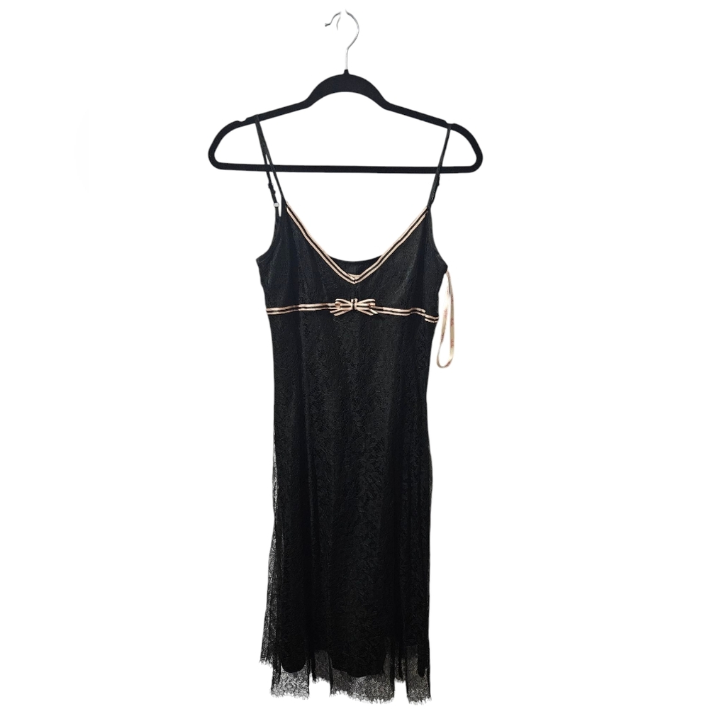 ☀️Elegant Coquette Black Midi Lace Dress